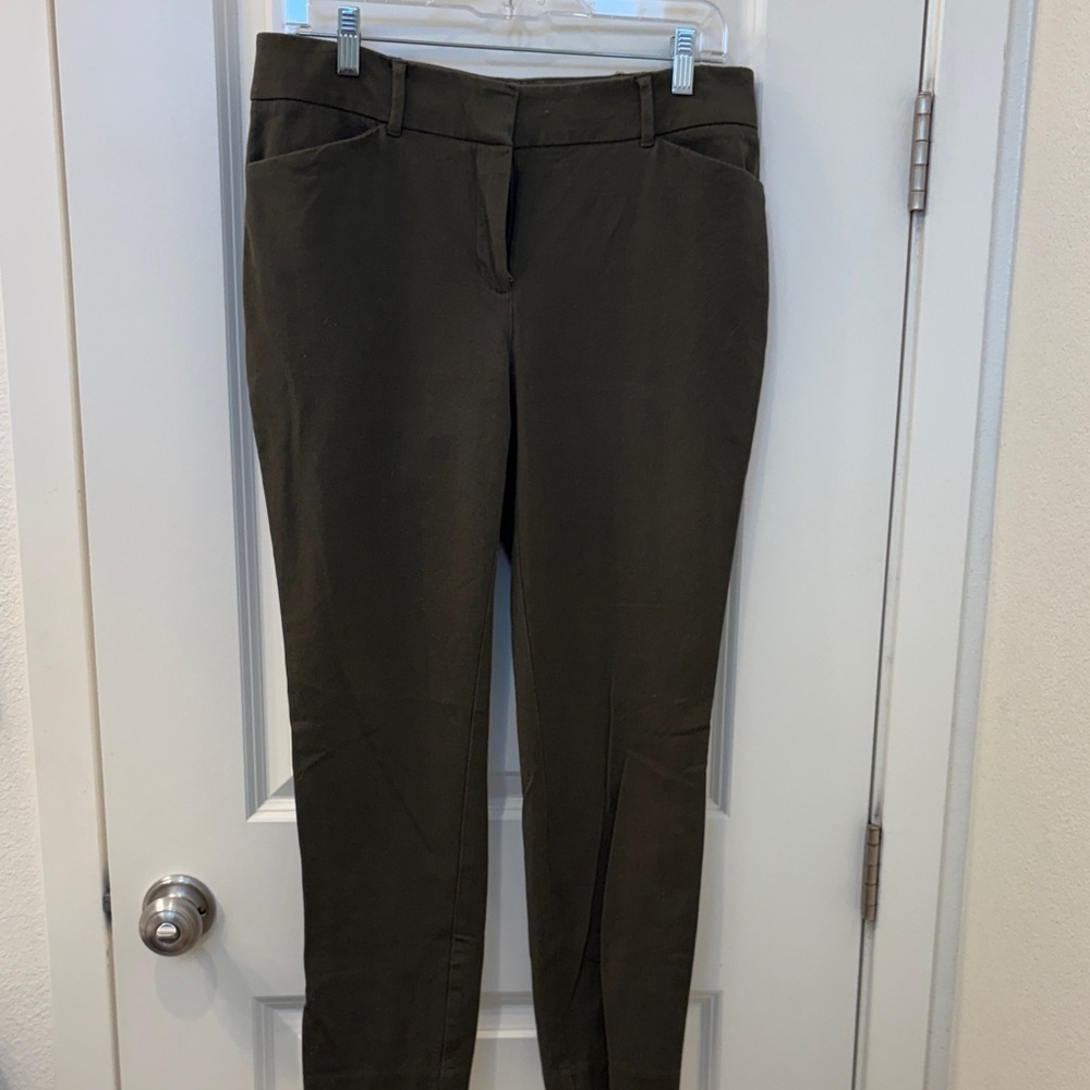 New York & Company Stretch Pants in Olive